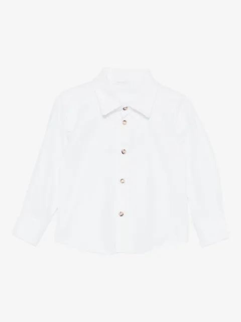 Miss Grant Kids long-sleeve button-fastening shirt