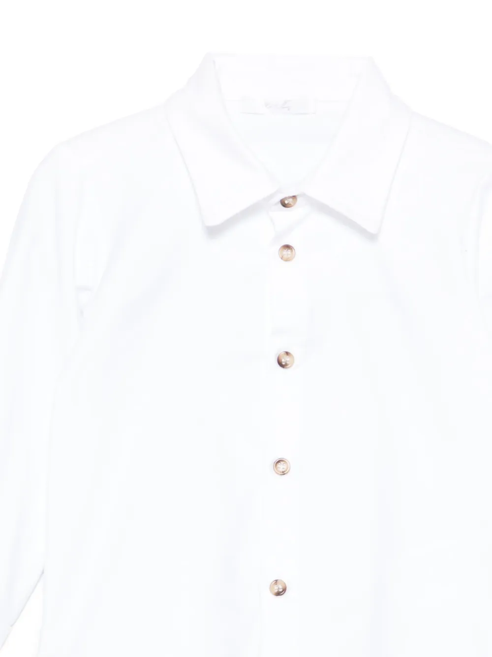 Miss Grant Kids Shirt met lange mouwen en knoopsluiting Wit