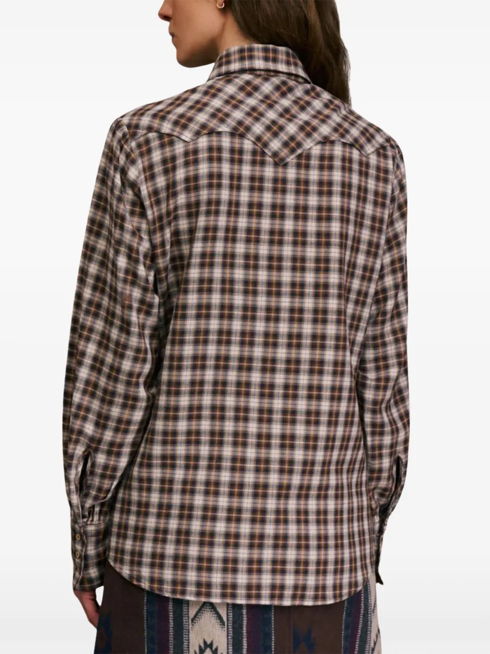 Diega plaid buttoned shirt - Bruin