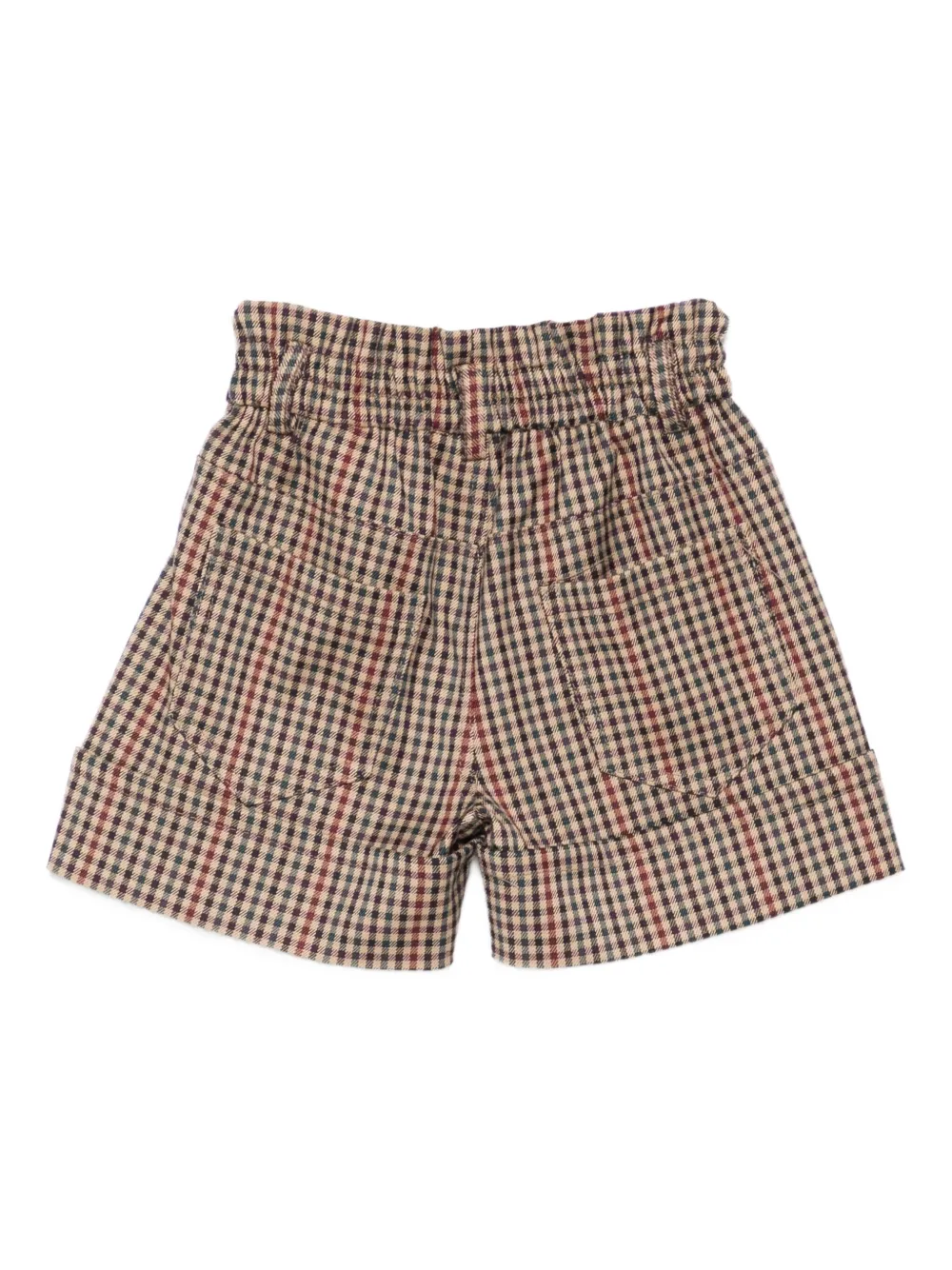 Miss Grant Kids check-pattern elastic-waist shorts | Casual Shorts | Image 2