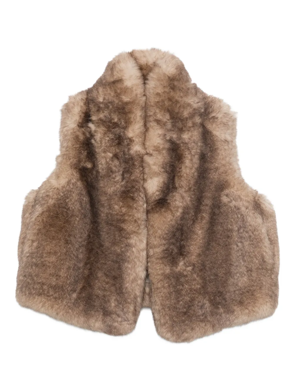 Vanessa Bruno Marcello textured gilet - Braun