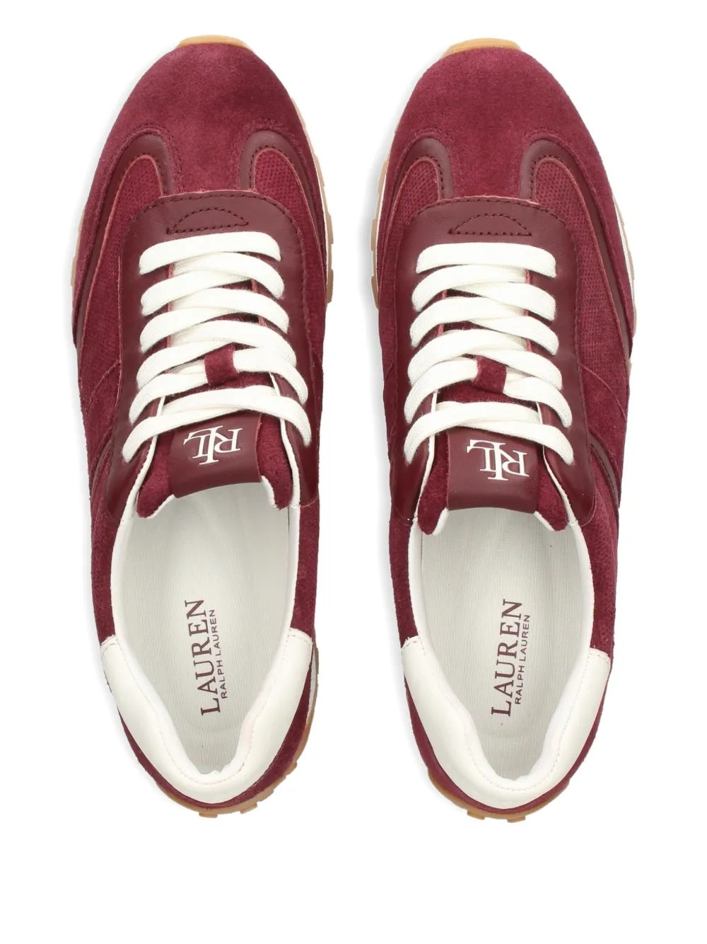 Lauren Ralph Lauren suede sneakers Red