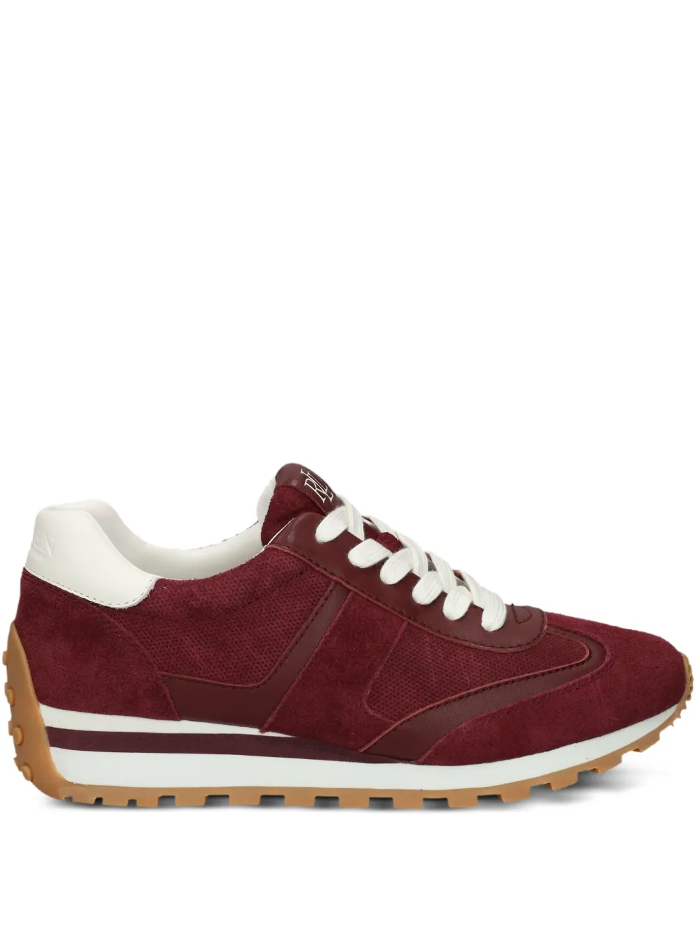 Lauren Ralph Lauren スエード スニーカー - レッド Lauren Ralph Lauren スエード スニーカー - レッド