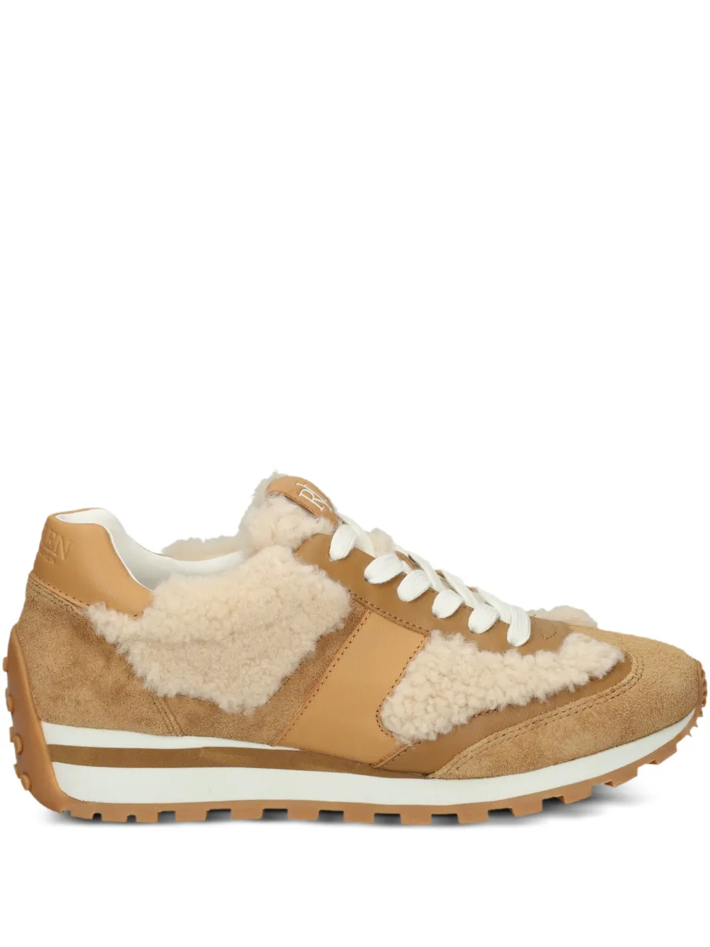 Lauren Ralph Lauren スエード スニーカー - ブラウン Lauren Ralph Lauren スエード スニーカー - ブラウン