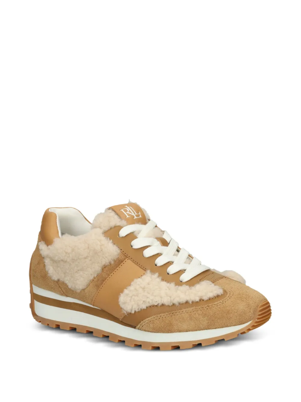 Lauren Ralph Lauren shearling suede sneakers | Low-Tops | Image 2