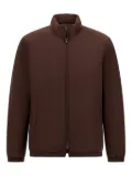 Boggi Milano zipped hooded jacket - Brown