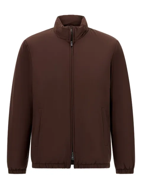 Boggi Milano zipped hooded jacket