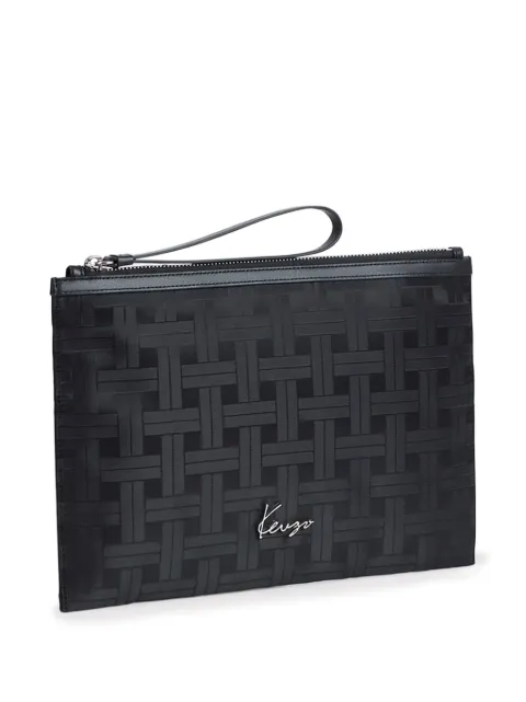 Kenzo شنطة أدوات حلاقة بنقش مضفر