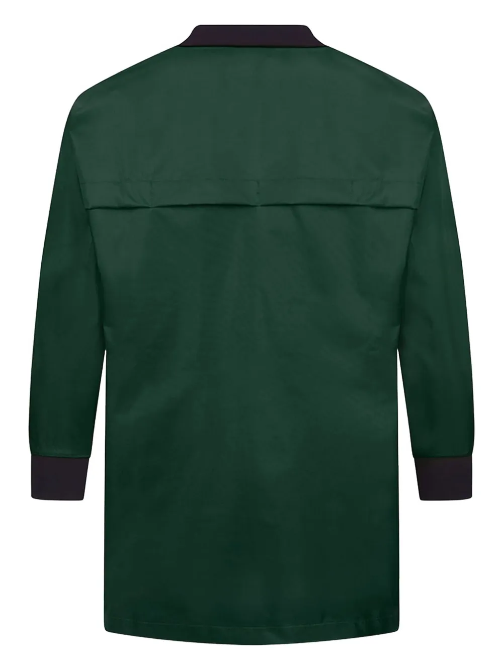 Zeco Schoolwear kids contrast-collar painting smock | Trench Coats | Image 2