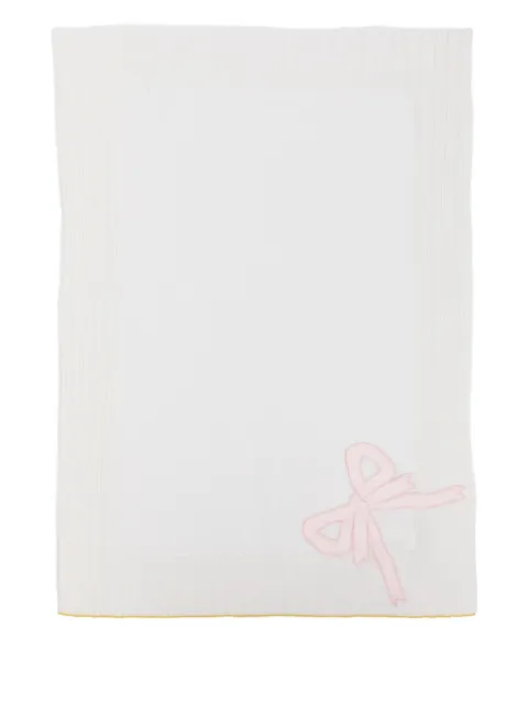 Gensami kids manta de canalé con detalle de moño