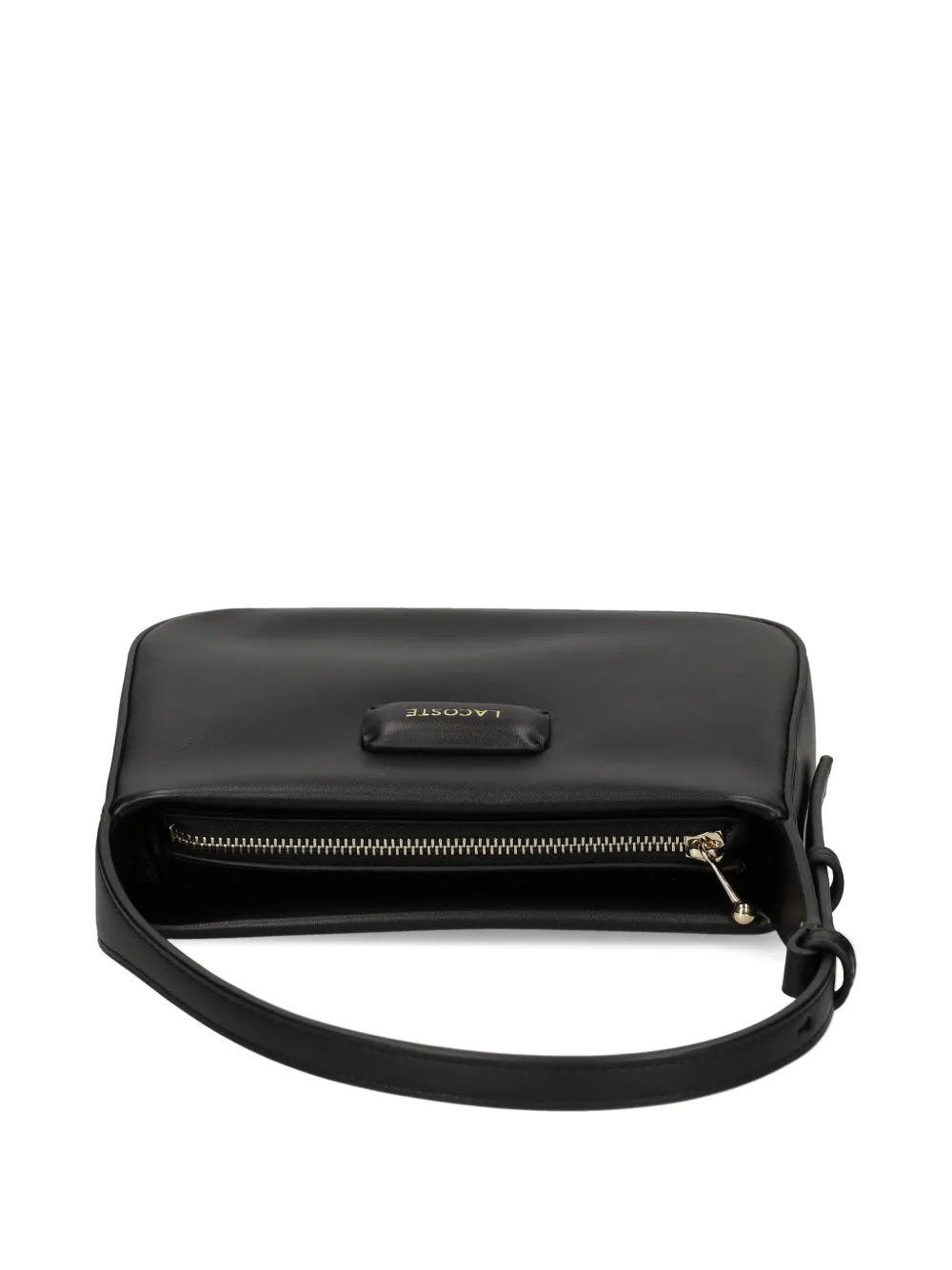 Lacoste Logo-patch Cross Body Bag In Black
