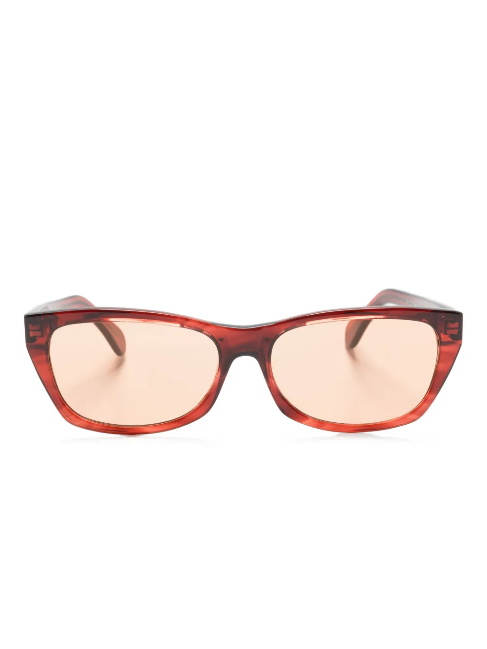 OUR LEGACY lentes de sol con armazón rectangular | rojo | Image 1