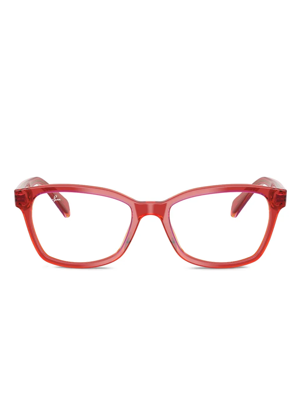 RAY-BAN JUNIOR スクエア眼鏡フレーム - レッド RAY-BAN JUNIOR スクエア眼鏡フレーム - レッド