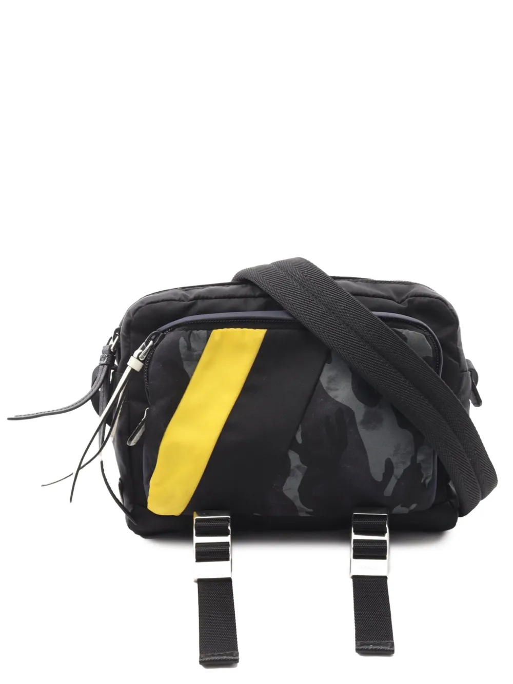 Prada Pre-Owned 2010-2025 Tessuto Camouflage crossbody bag | Black | Image 1