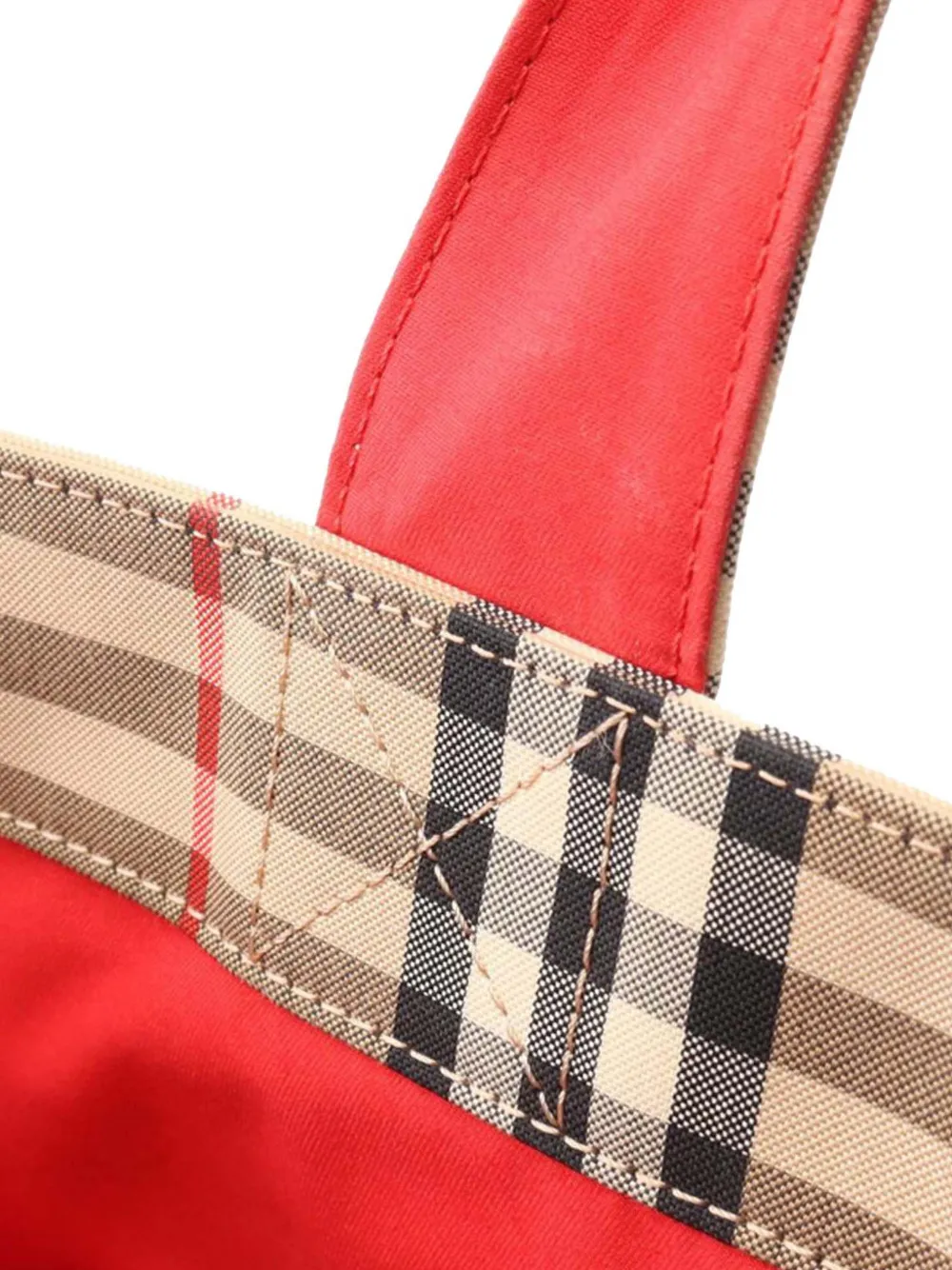 Burberry Pre-Owned 2018-2025 House Check Nylon Artie satchel | Pre-Owned | Image 2