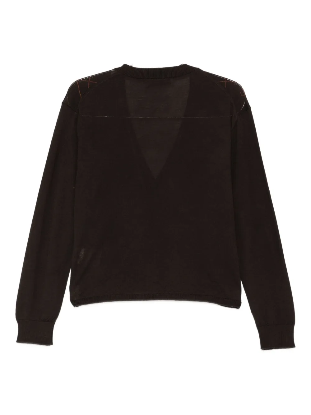 Our Legacy Cardigan Mit Argyle-muster In Brown