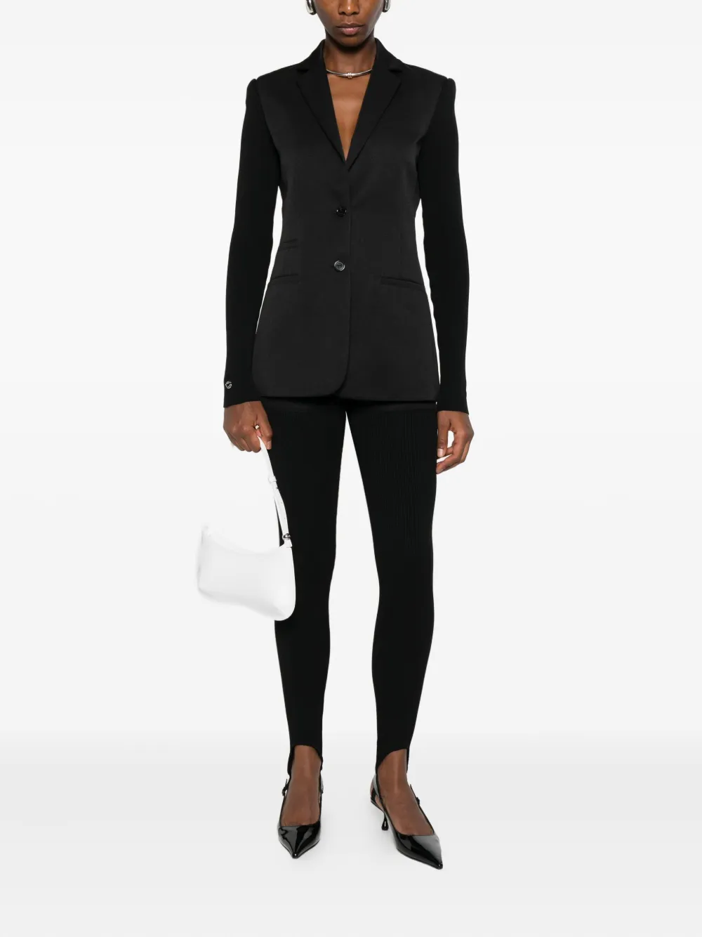 Coperni High waist broek - Zwart