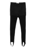 Coperni high-waisted stirrup trousers - Black
