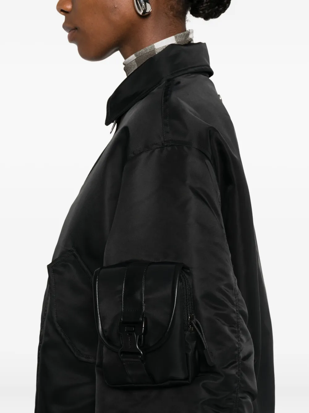 Coperni Coats Black In Black