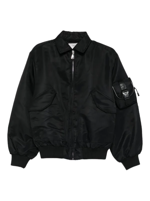 Coperni Zip-up Bomber Jacket in Black