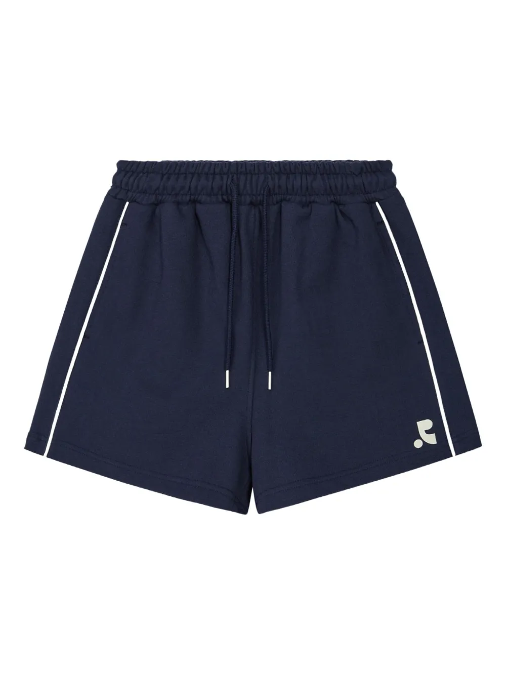 Rest&recreation Logo-print Track Shorts In Blue