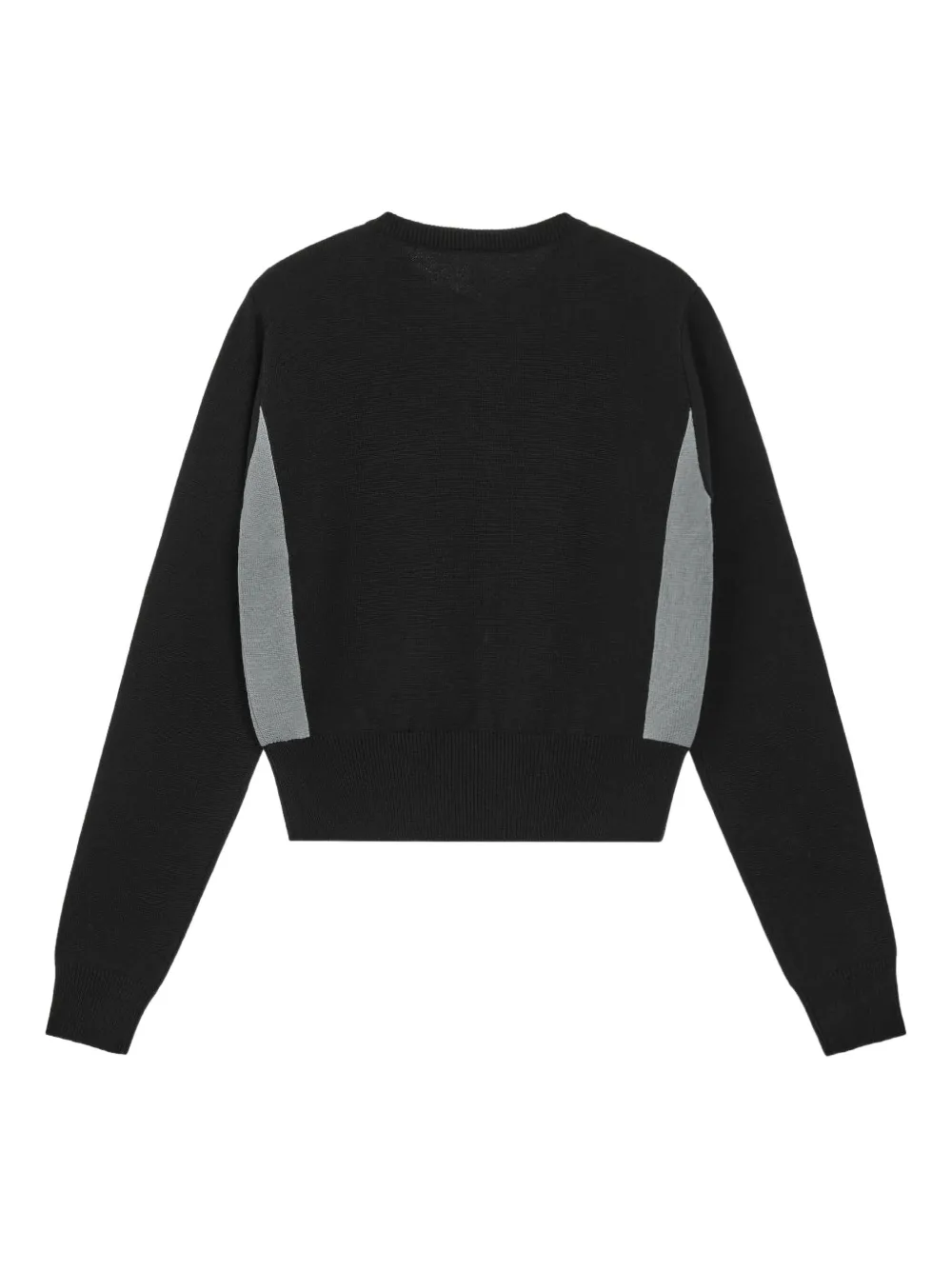 Rest&recreation Round-neck Zip-up Cardigan In Black
