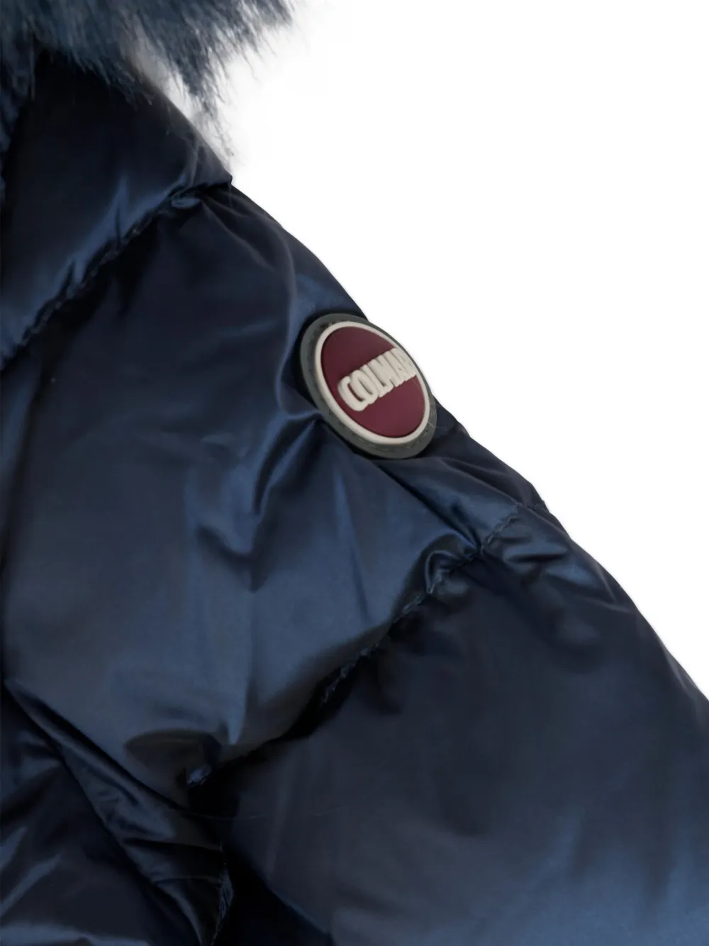 Colmar Fur-trimmed Quilted Jacket In Blue