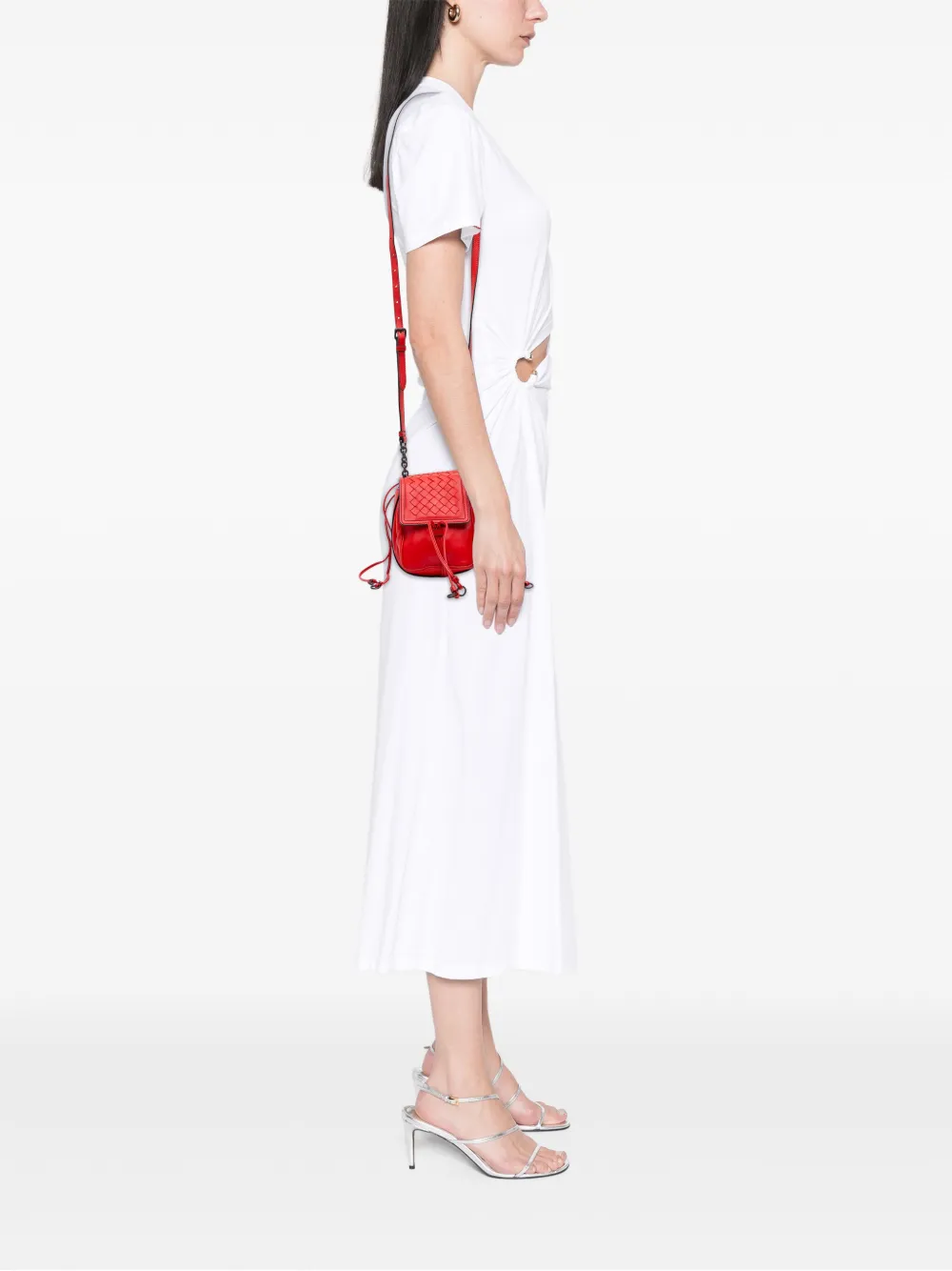 Bottega Veneta Pre-Owned 2012-2025 Nappa Intrecciato Double Sided Flap crossbody bag | Pre-Owned | Image 2