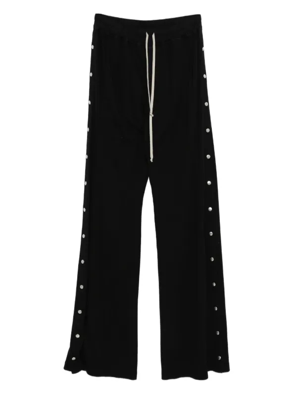Rick Owens DRKSHDW Pusher button-detail Trousers | Black | FARFETCH