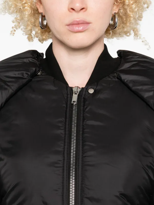 Rick Owens DRKSHDW Convertible Puffer Jacket | Black | FARFETCH