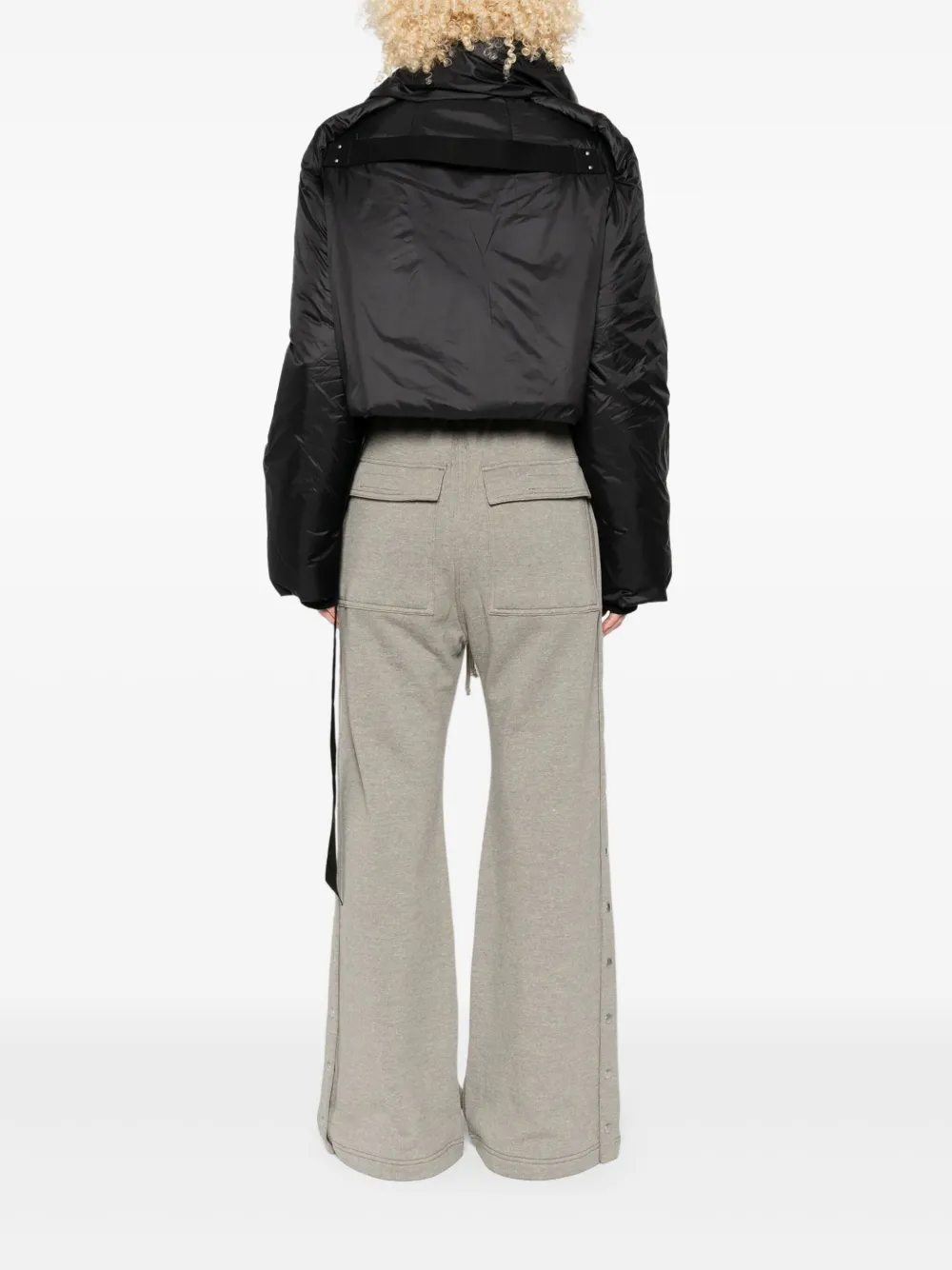 Rick Owens DRKSHDW Convertible donsjack Zwart