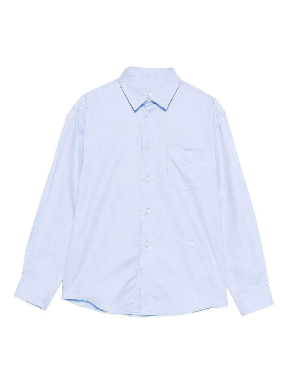 Paolo Pecora Cotton Shirt In Blue