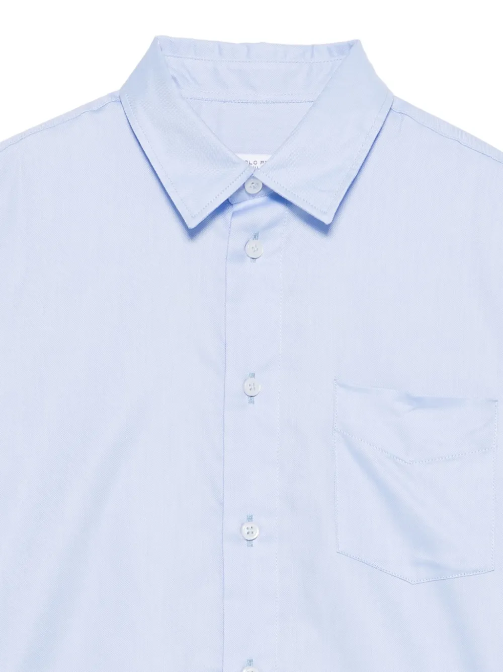 Paolo Pecora Kids Katoenen shirt Blauw