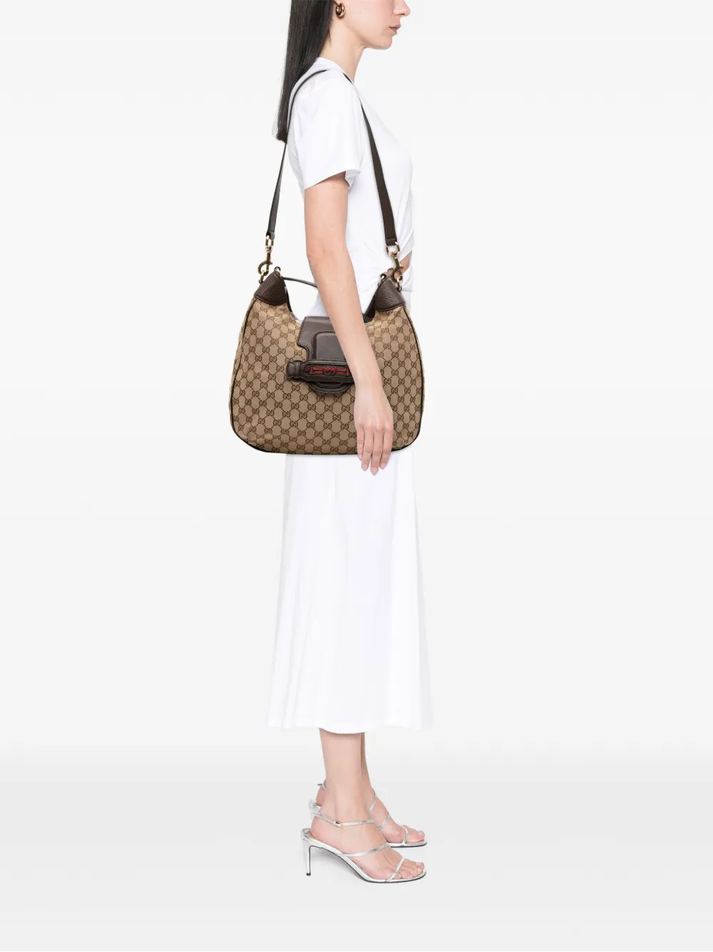 Gucci Pre-Owned 2016-2025 GG Canvas Dressage Hobo satchel | Pre-Owned | Image 2