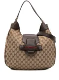 Gucci Pre-Owned 2016-2025 GG Canvas Dressage Hobo satchel - Brown