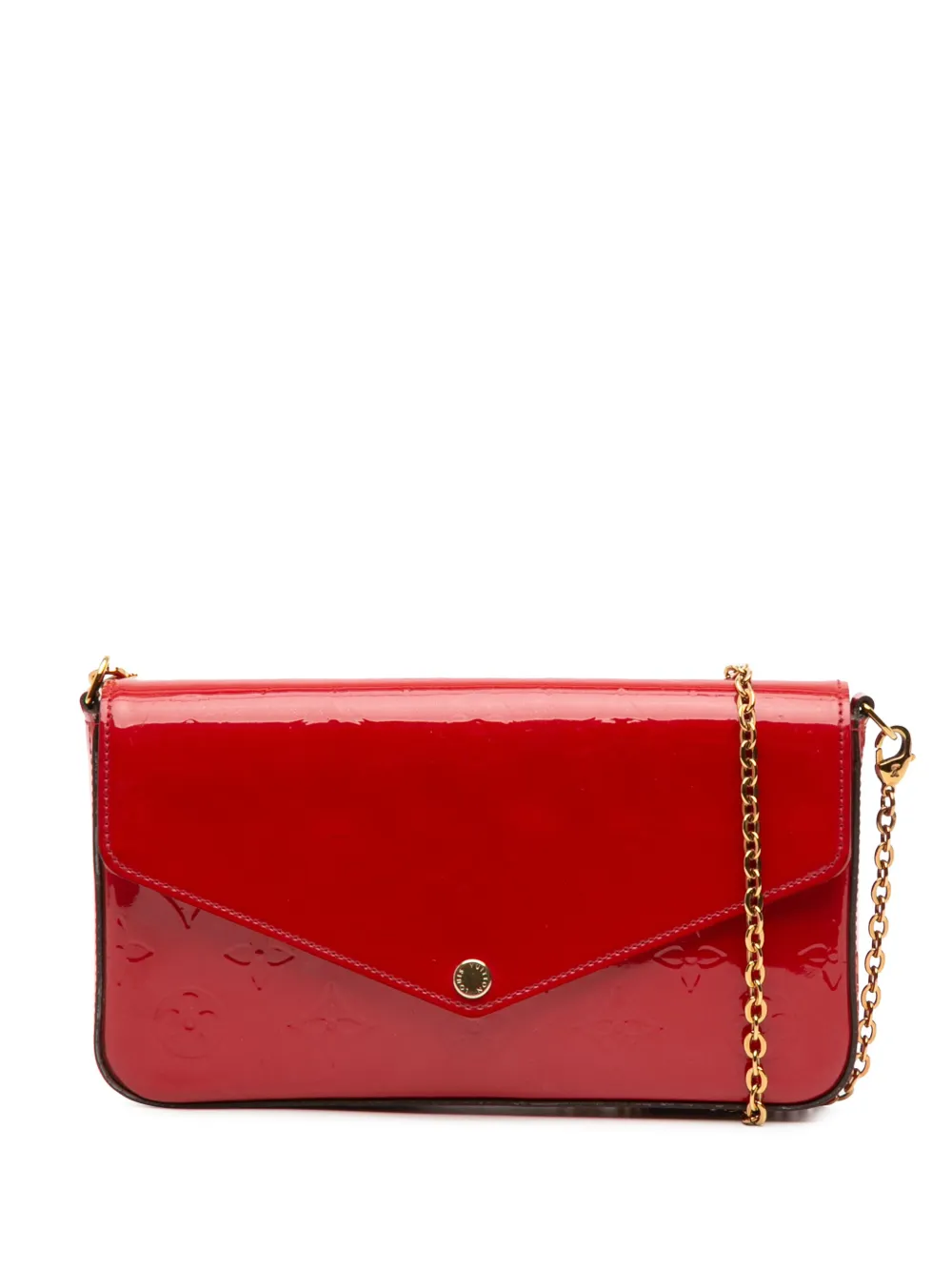 Louis Vuitton Pre-Owned 2016 Monogram Vernis Pochette Felicie crossbody bag | Red | Image 1