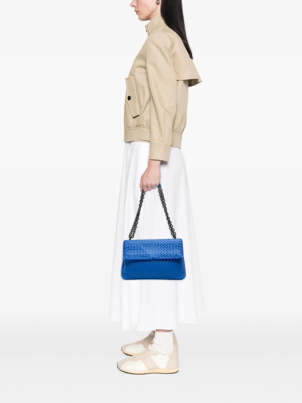 Bottega Veneta Pre-Owned 2012-2025 Medium Nappa Intrecciato Olimpia crossbody bag | Pre-Owned | Image 2