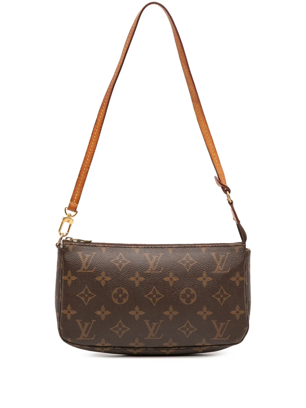 Louis Vuitton Pre-Owned 2014 ポシェット アクセソワール モノグラム ショルダーバッグ - ブラウン Louis Vuitton Pre-Owned 2014 ポシェット アクセソワール モノグラム ショルダーバッグ - ブラウン