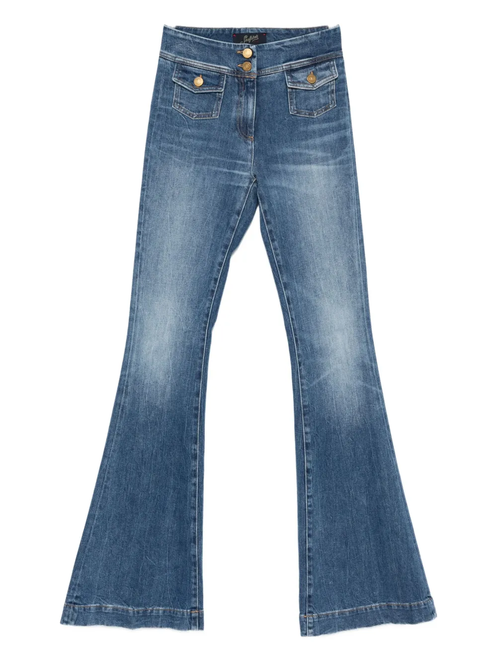Seafarer flap-pocket flared jeans | Blue | Image 1