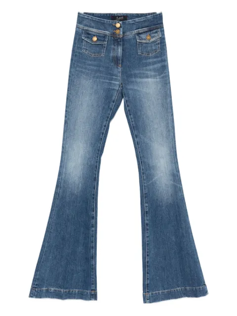 Seafarer flap-pocket flared jeans