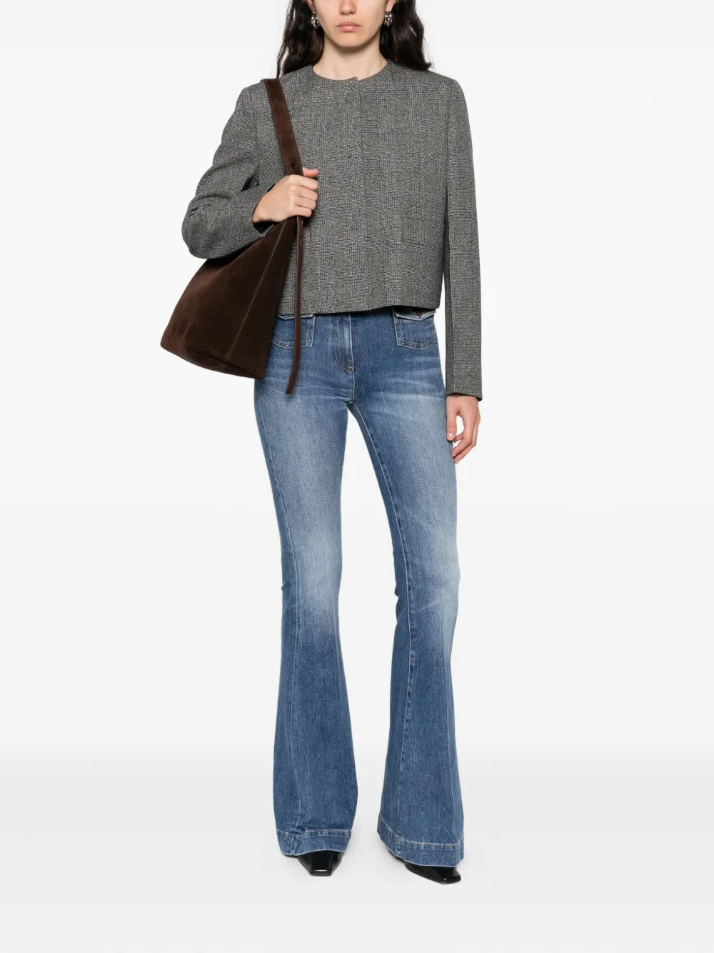 Seafarer Flared jeans met klepzak - Blauw