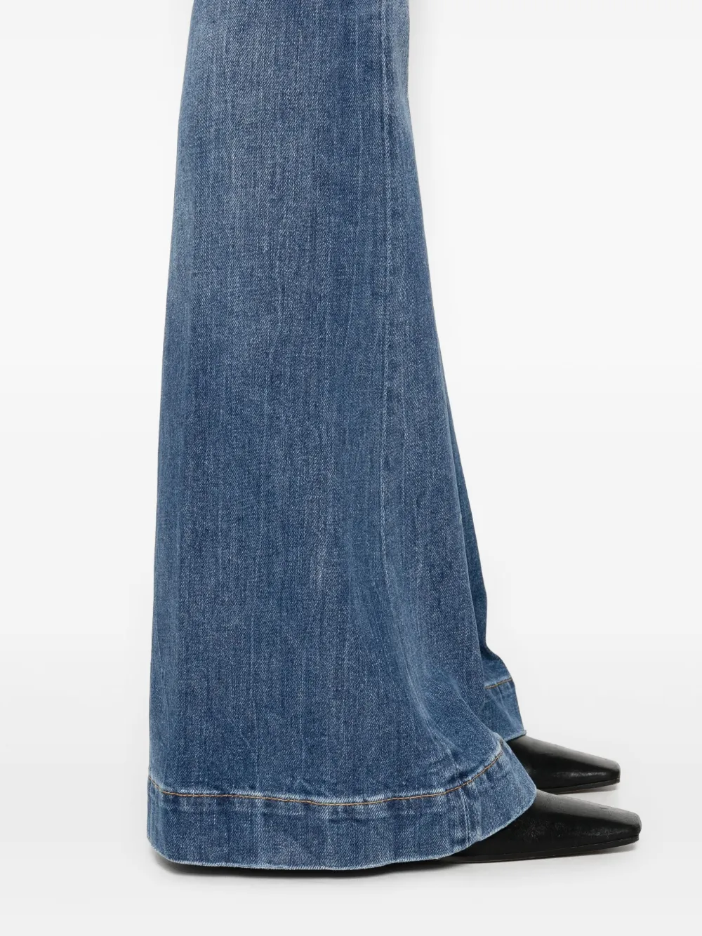 Seafarer Flared jeans met klepzak Blauw