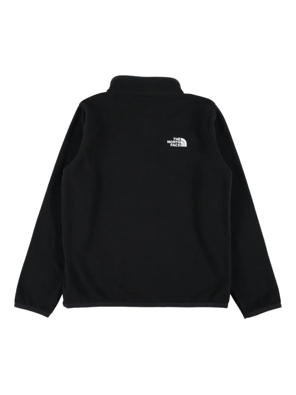 The North Face Kids Glacier fleece top met halve rits Zwart