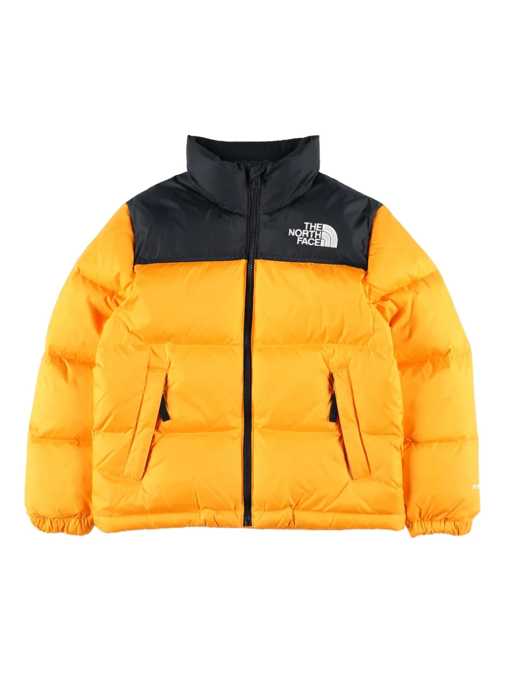 The North Face Kids logo-print padded jacket | Orange | Image 1