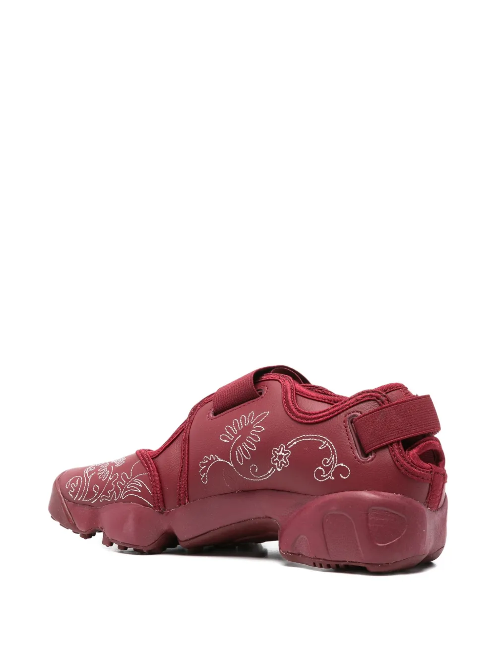 Nike Women S Air Rift Leather Sandals Team In Red