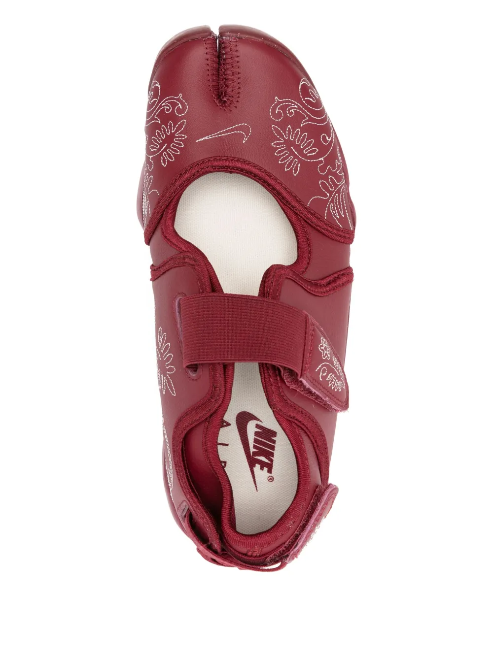 Nike Women S Air Rift Leather Sandals Team In Red