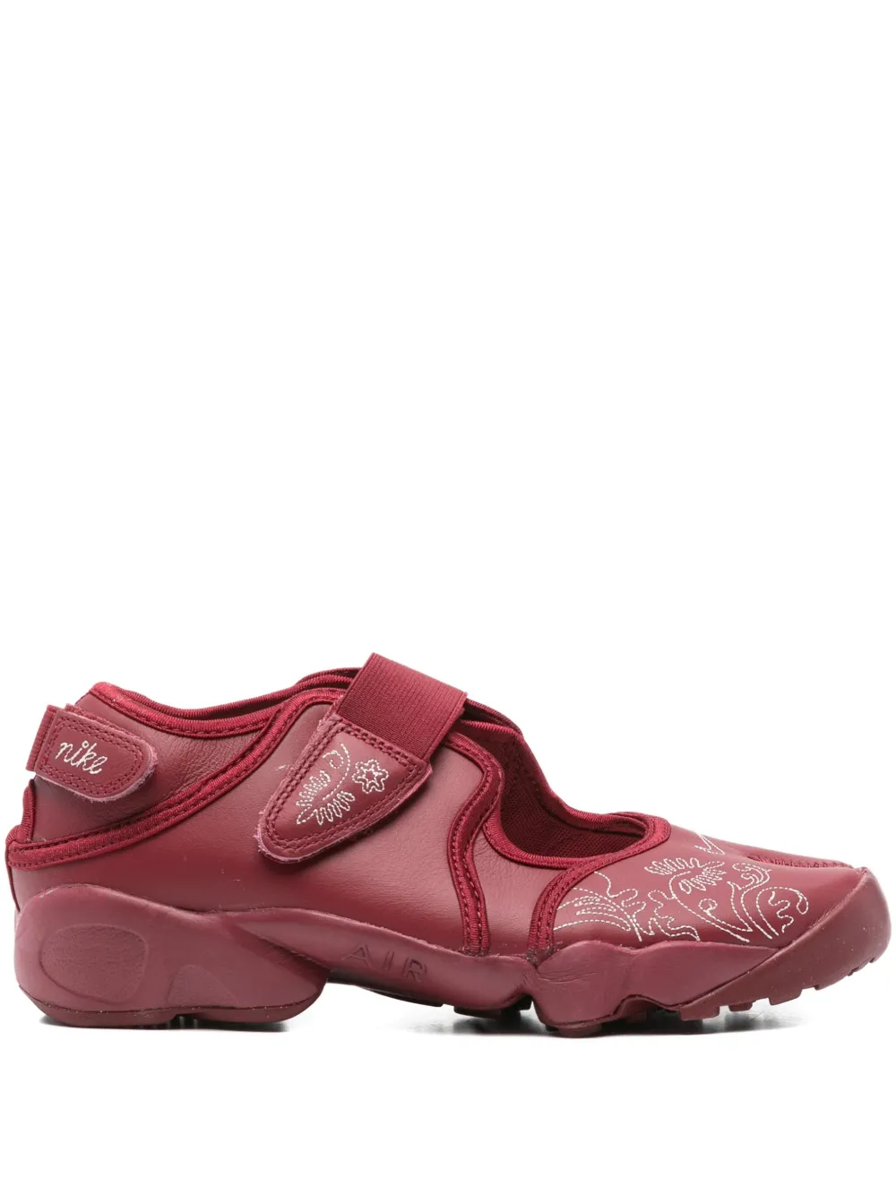 Nike Women S Air Rift Leather Sandals Team In Red
