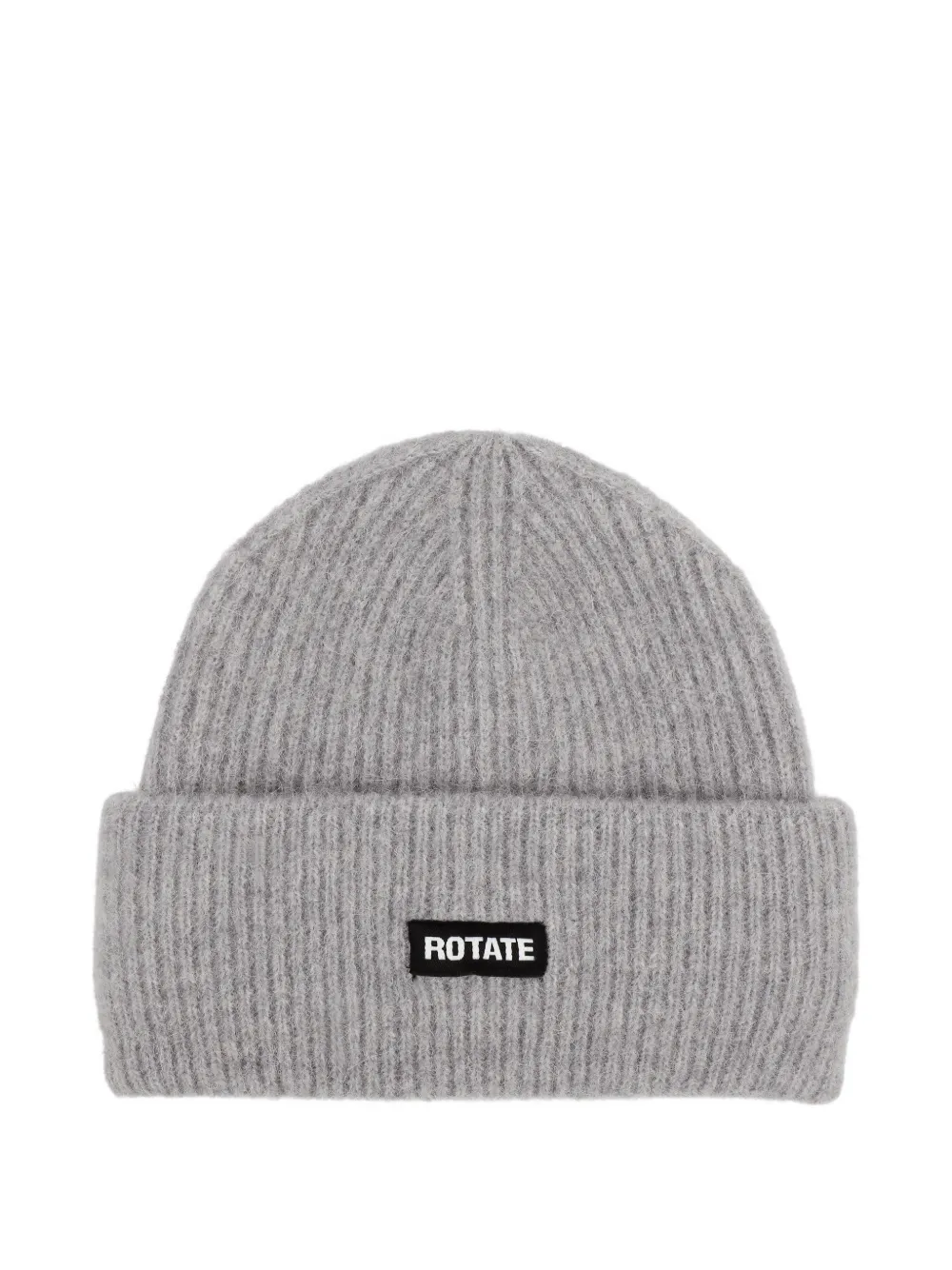 ROTATE BIRGER CHRISTENSEN logo-patch beanie hat | Grey | Image 1