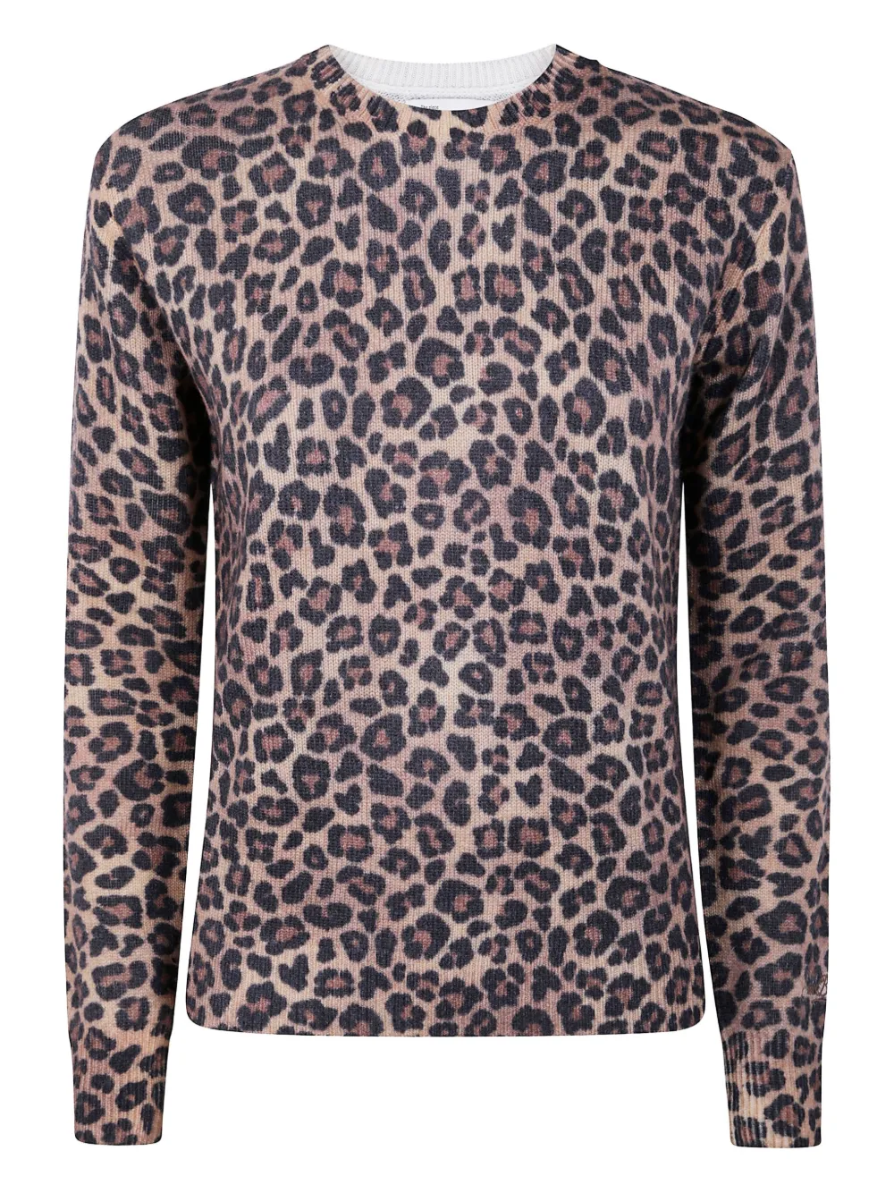 MC2 Saint Barth leopard print sweater | Brown | Image 1