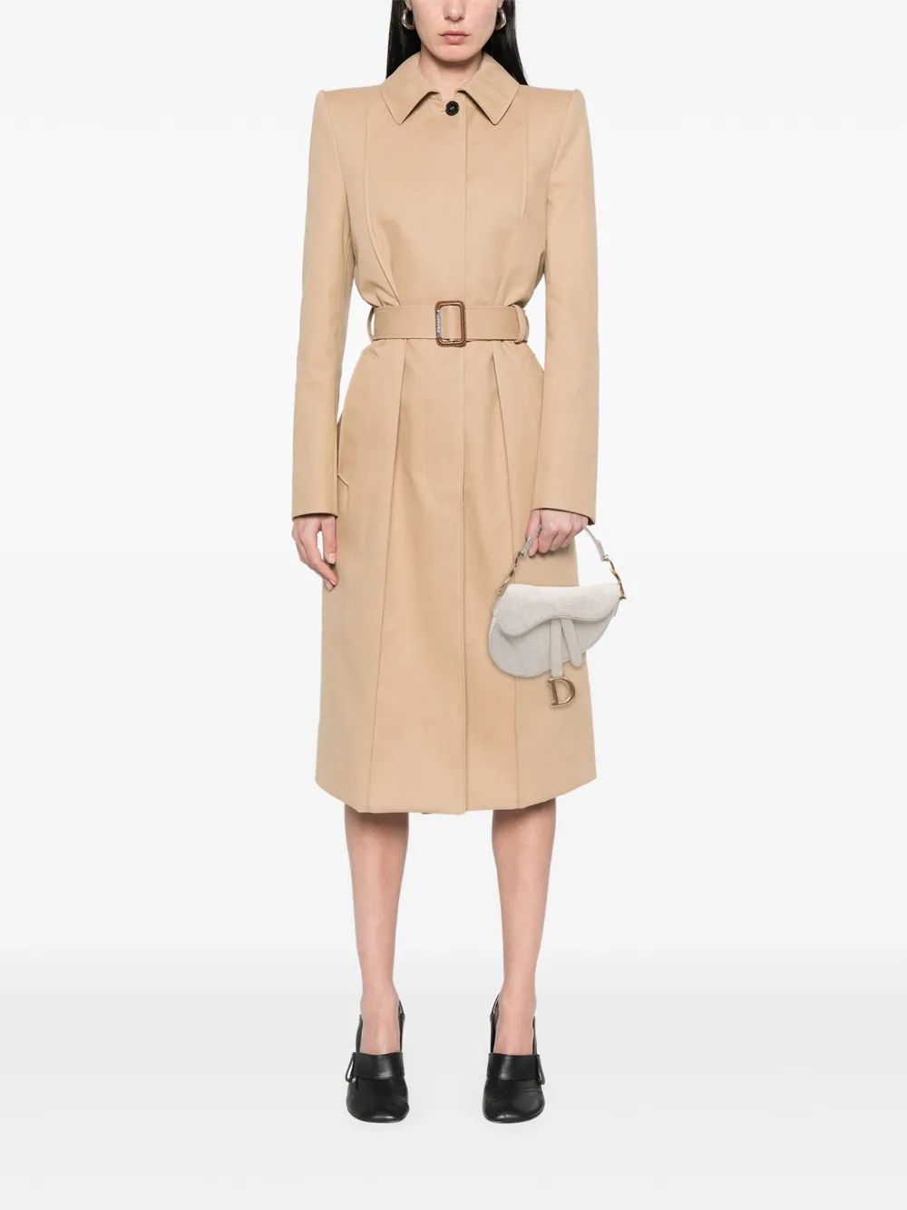 Christian Dior Pre-Owned 2020 Mini Oblique Canvas Saddle Bag satchel | Pre-Owned | Image 2
